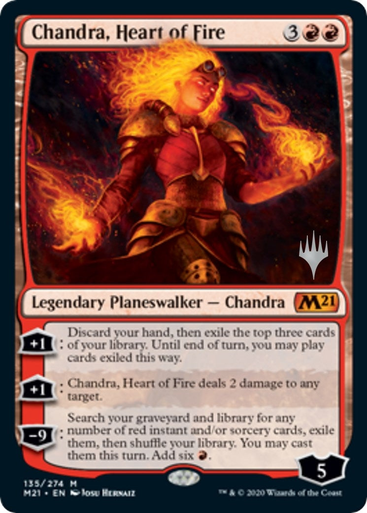 Chandra, Heart of Fire (135) (Promo Pack: Core Set 2021)