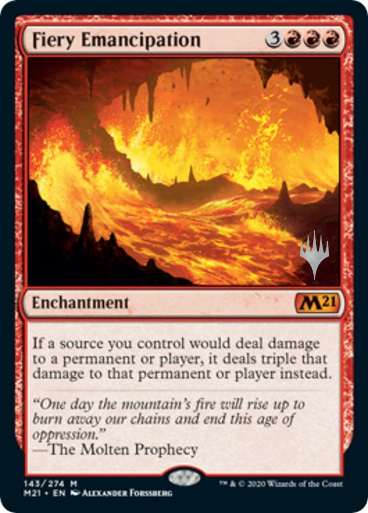 Fiery Emancipation (143) (Promo Pack: Core Set 2021)
