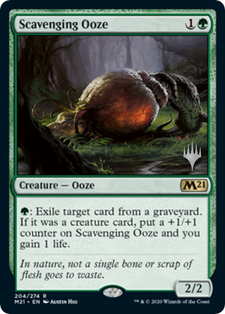 Scavenging Ooze (204) (Promo Pack: Core Set 2021)