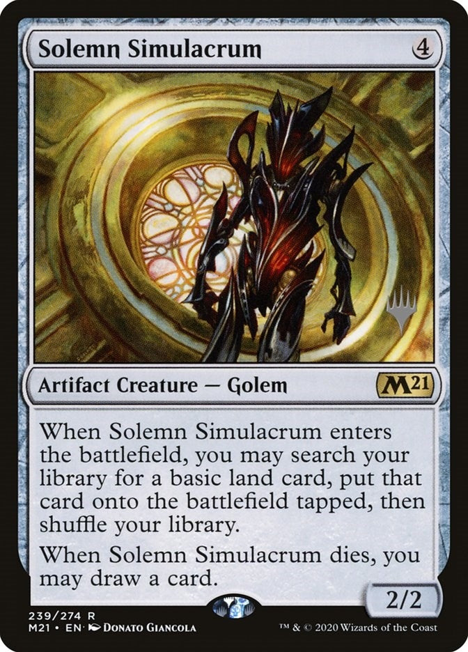 Solemn Simulacrum (239) (Promo Pack: Core Set 2021)