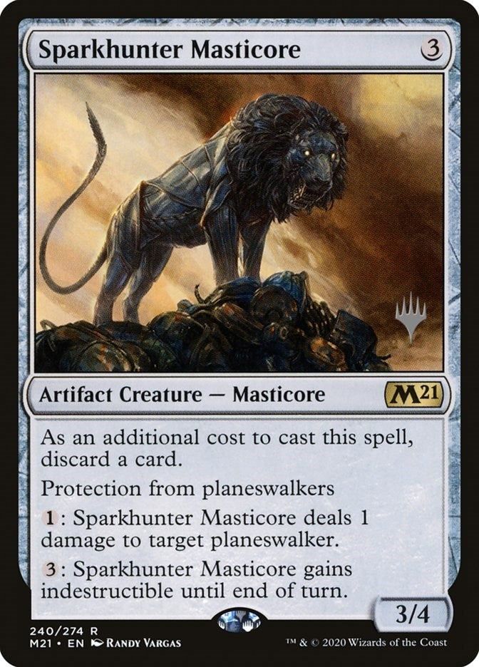 Sparkhunter Masticore (240) (Promo Pack: Core Set 2021)