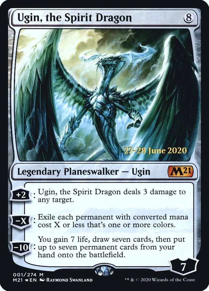Ugin, the Spirit Dragon (1) (Prerelease Cards)