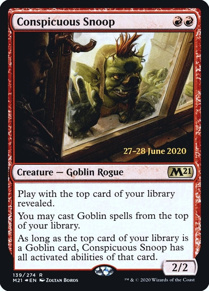 Conspicuous Snoop (139) (Prerelease Cards)