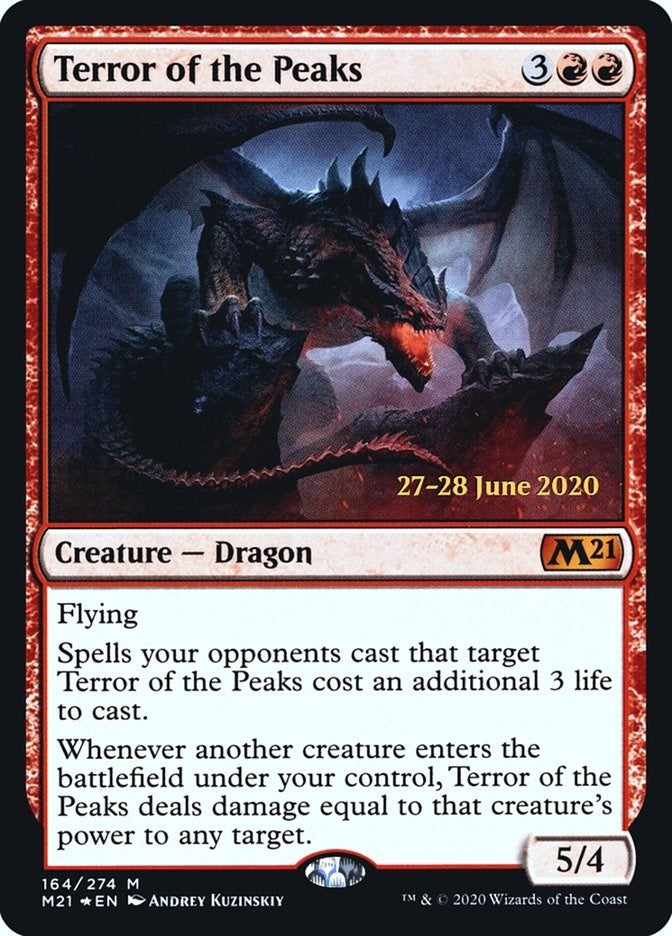 Terror of the Peaks (M21) (164) (Prerelease Cards)