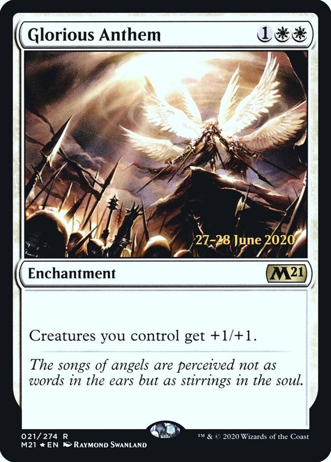 Glorious Anthem (21) (Prerelease Cards)