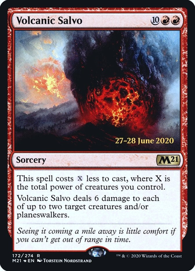 Volcanic Salvo (172) (Prerelease Cards)