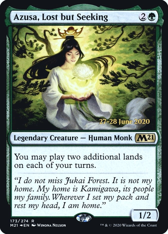 Azusa, Lost but Seeking (173) (Prerelease Cards)