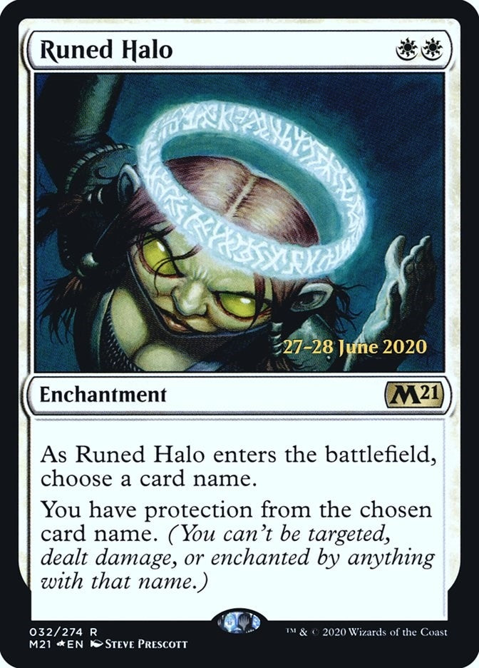 Runed Halo (32) (Prerelease Cards)