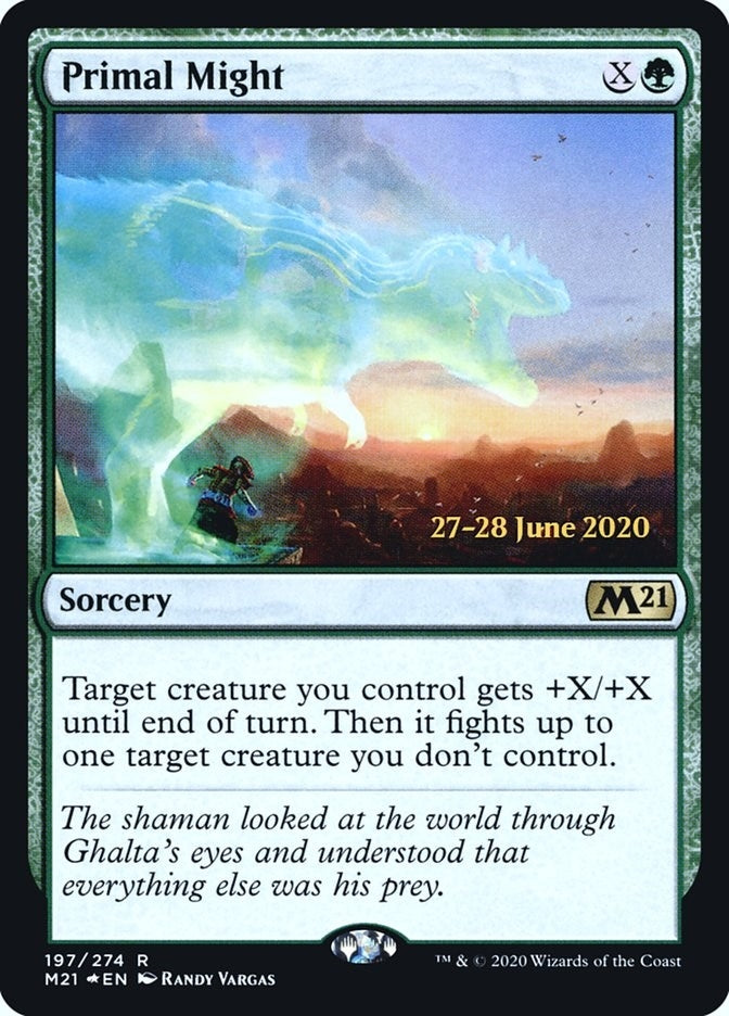 Primal Might (197) (Prerelease Cards)