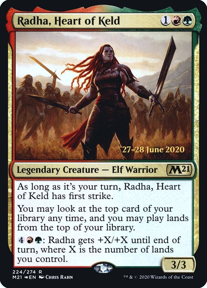 Radha, Heart of Keld (224) (Prerelease Cards)