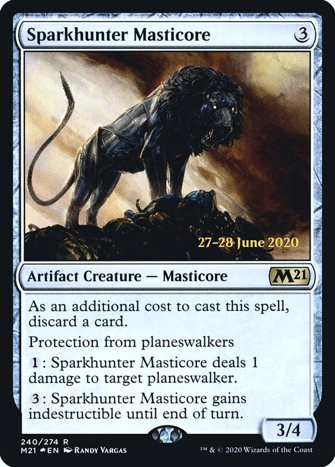 Sparkhunter Masticore (240) (Prerelease Cards)
