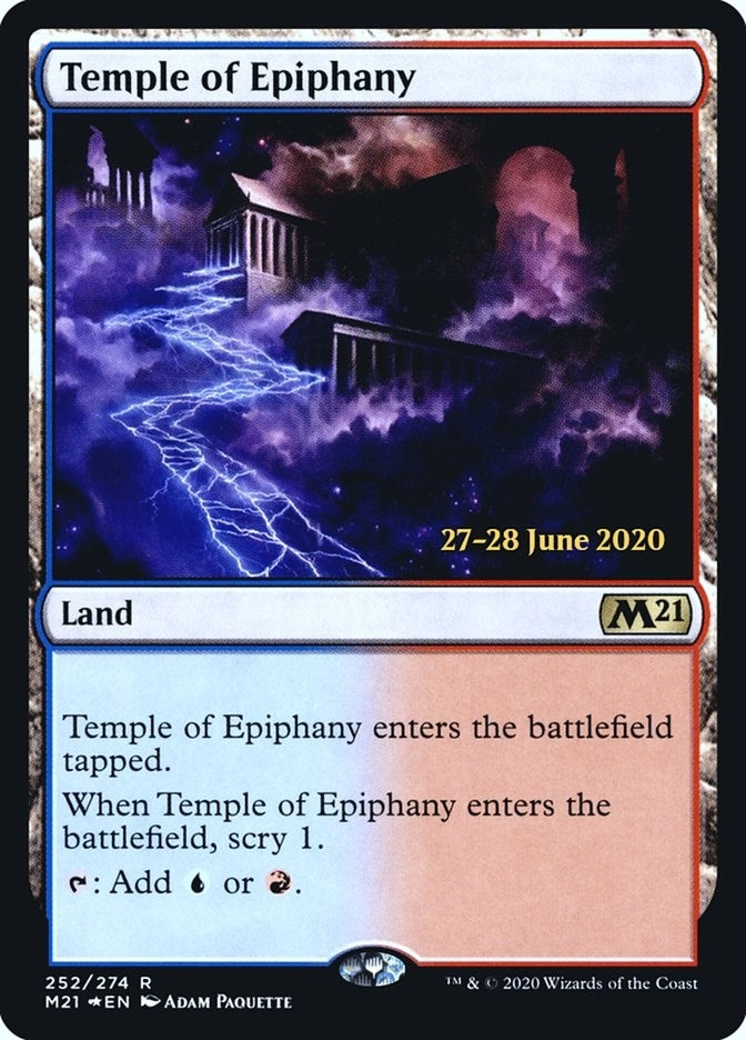 Temple of Epiphany (M21) (252) (Prerelease Cards)