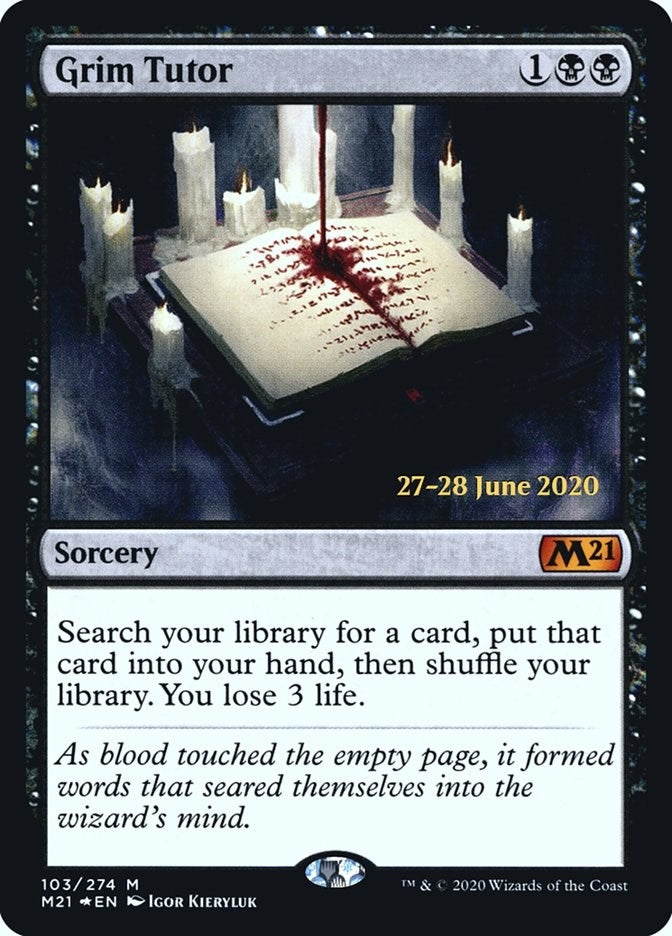 Grim Tutor (103) (Prerelease Cards)