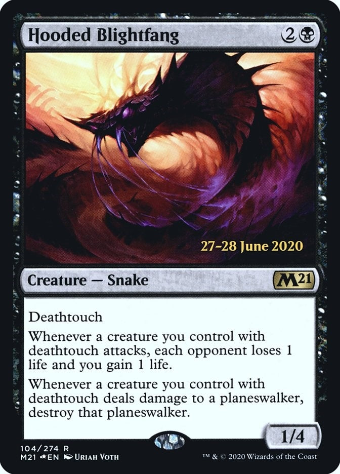 Hooded Blightfang (104) (Prerelease Cards)