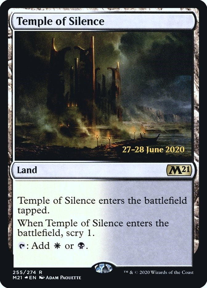 Temple of Silence (M21) (255) (Prerelease Cards)