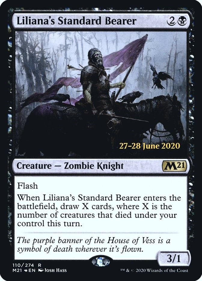 Liliana's Standard Bearer (110) (Prerelease Cards)