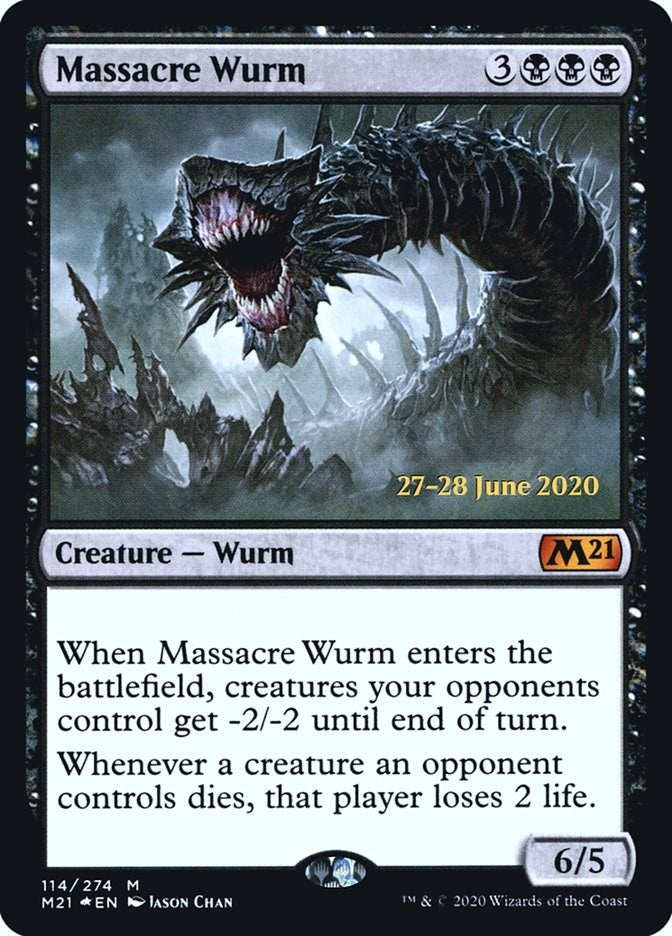 Massacre Wurm (114) (Prerelease Cards)