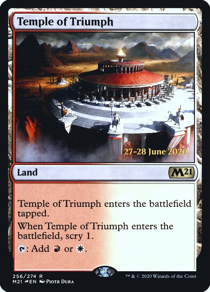 Temple of Triumph (M21) (256) (Prerelease Cards)