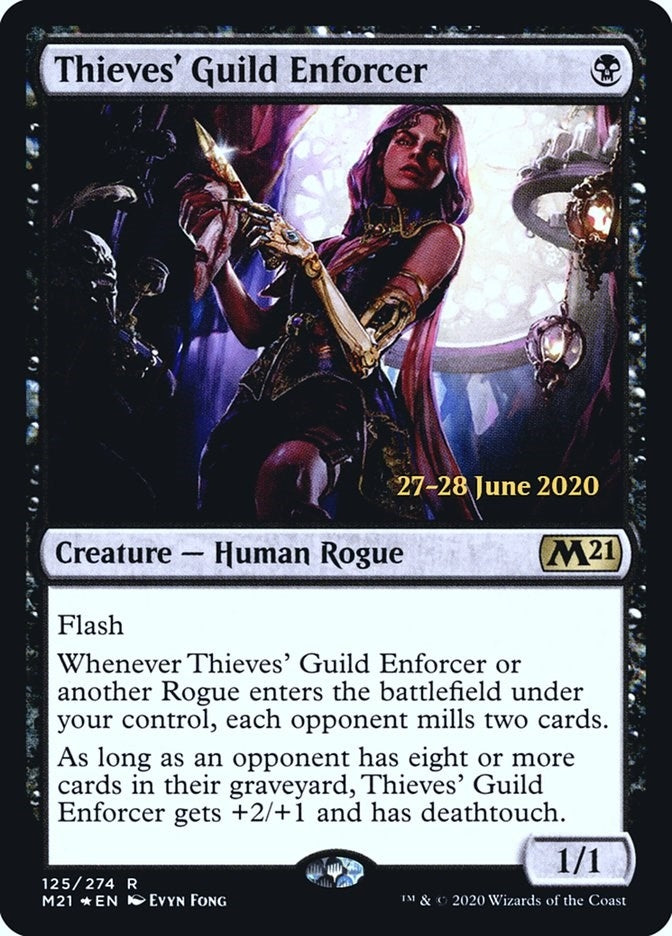 Thieves' Guild Enforcer (125) (Prerelease Cards)