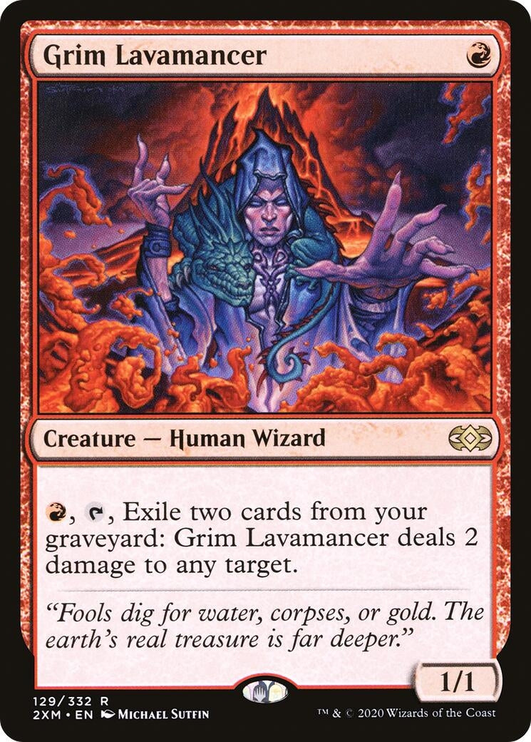 Grim Lavamancer (129) (Double Masters)