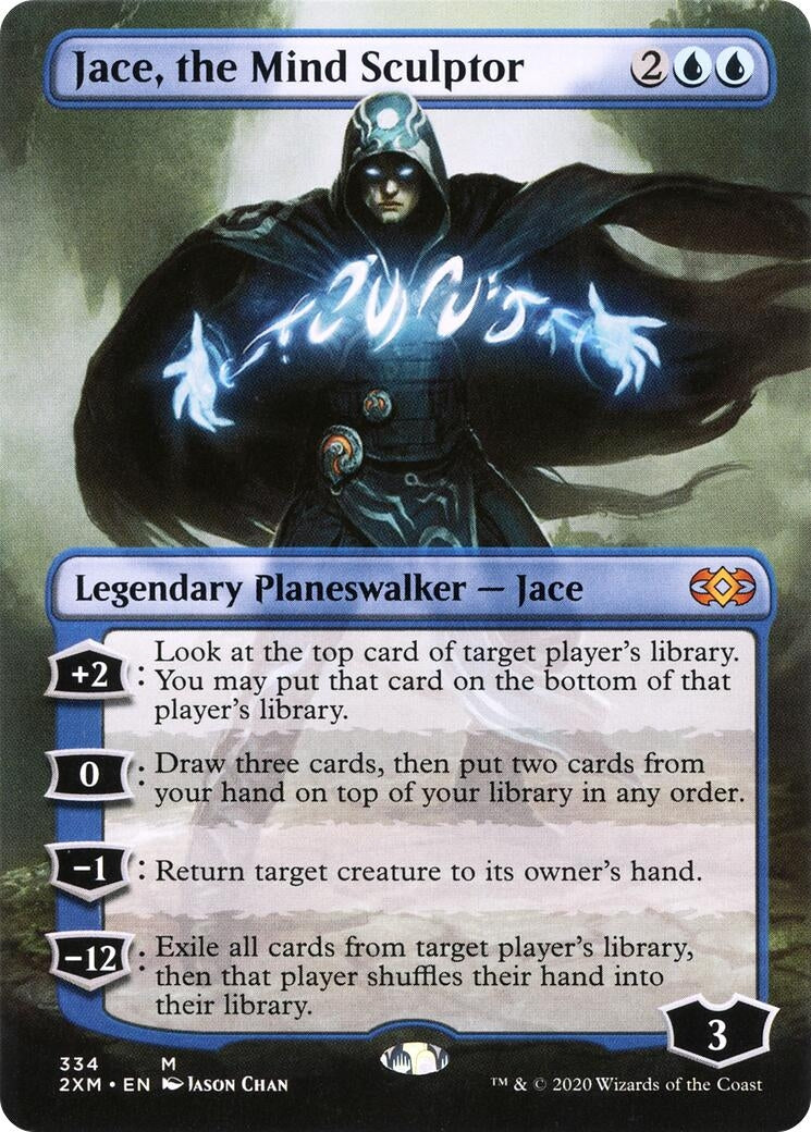 Jace, the Mind Sculptor (Borderless) (334) (Double Masters)