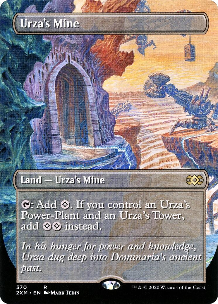 Urza's Mine (Borderless) (370) (Double Masters)