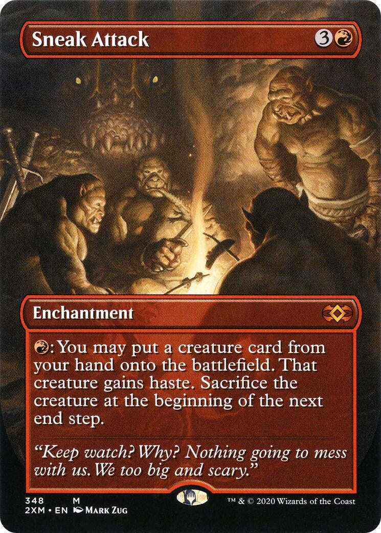 Sneak Attack (Borderless) (348) (Double Masters)