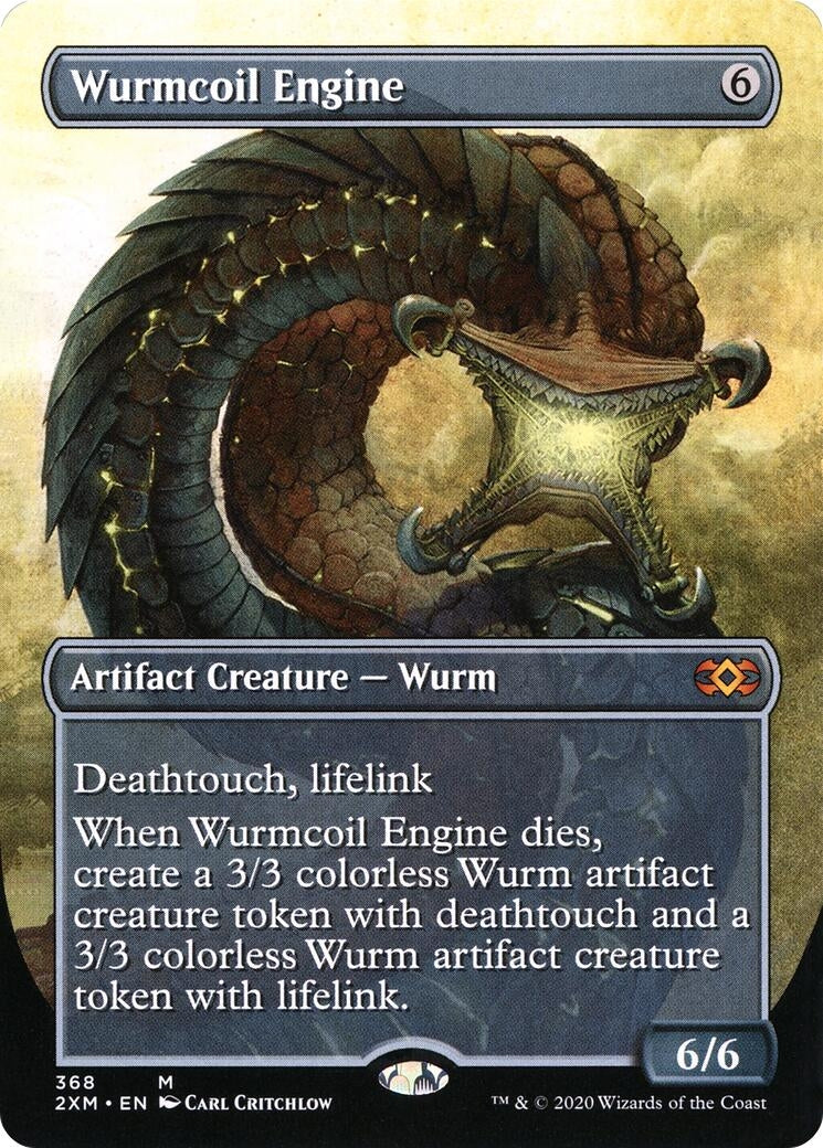 Wurmcoil Engine (Borderless) (368) (Double Masters)