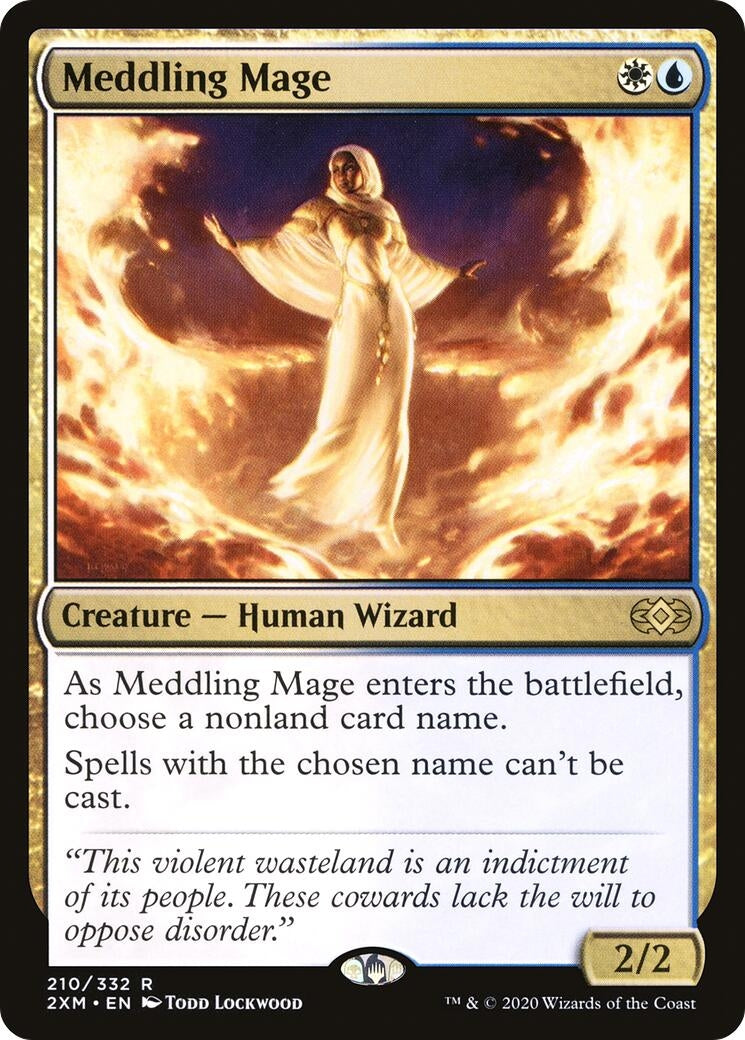 Meddling Mage (210) (Double Masters)
