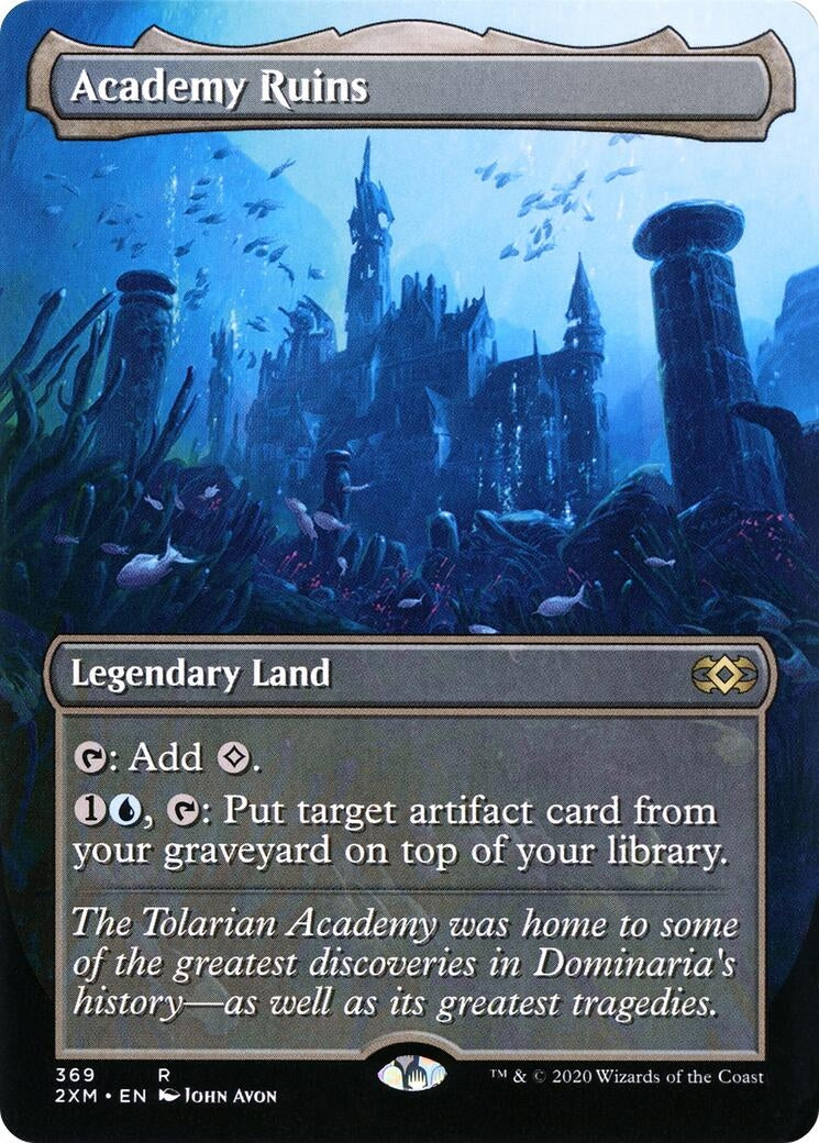 Academy Ruins (Borderless) (369) (Double Masters)