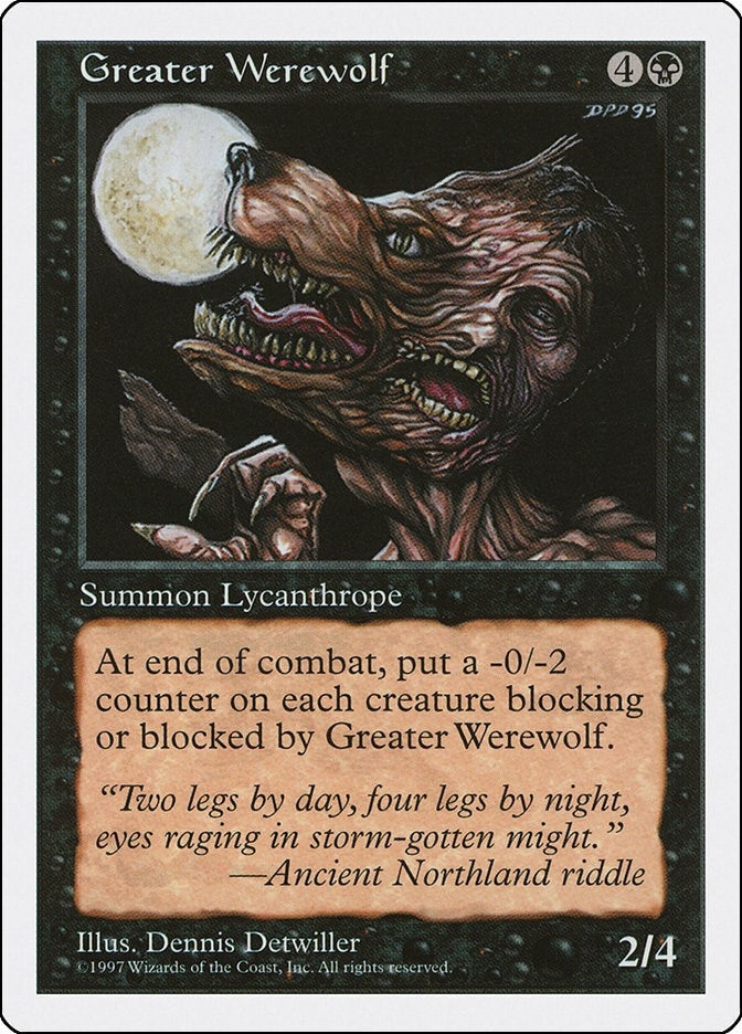 Greater Werewolf (Fifth Edition)