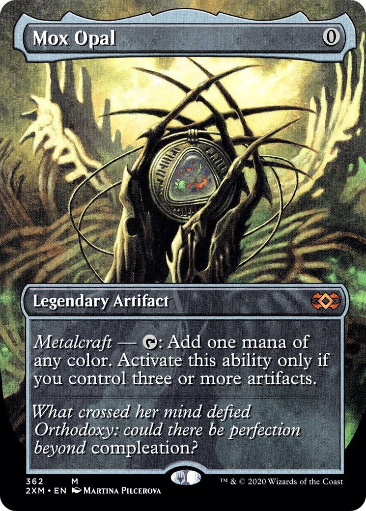 Mox Opal (Borderless) (362) (Double Masters)