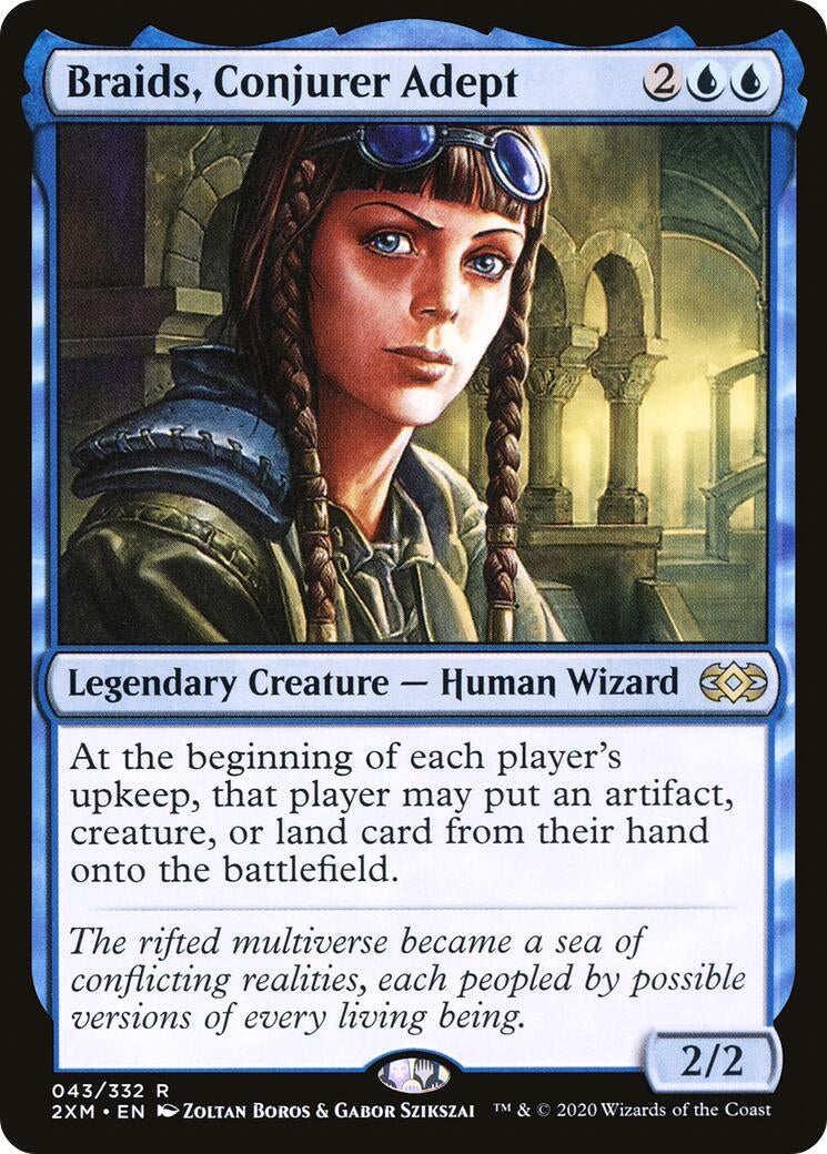 Braids, Conjurer Adept (43) (Double Masters)