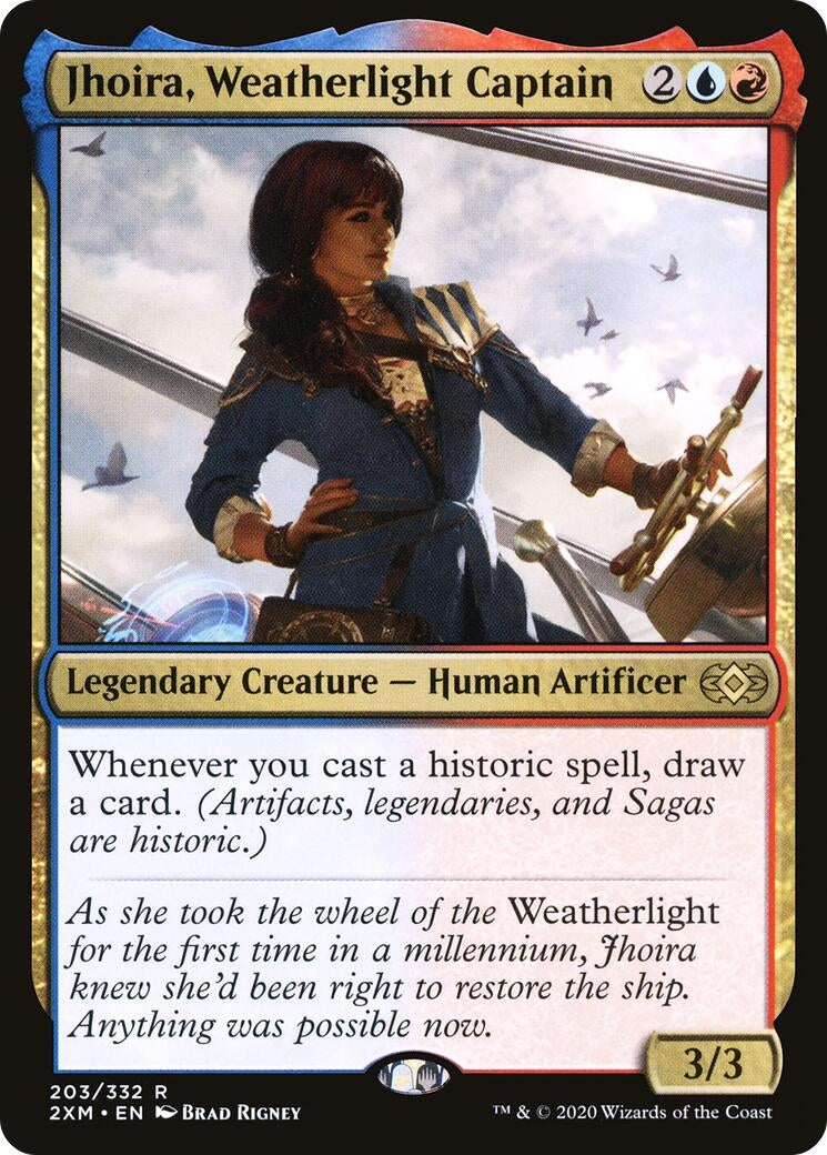 Jhoira, Weatherlight Captain (203) (Double Masters)