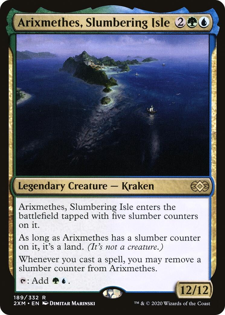 Arixmethes, Slumbering Isle (189) (Double Masters)