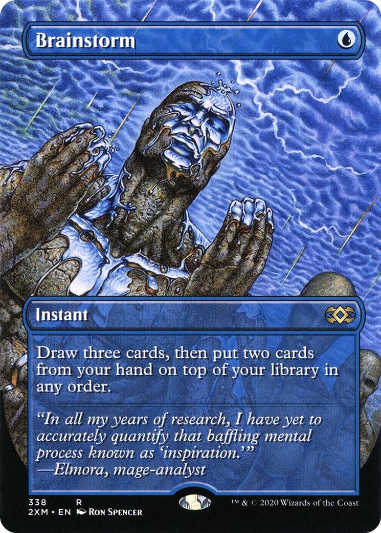 Brainstorm (Borderless) (338) (Double Masters)