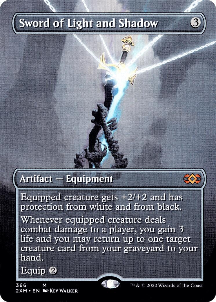 Sword of Light and Shadow (Borderless) (366) (Double Masters)