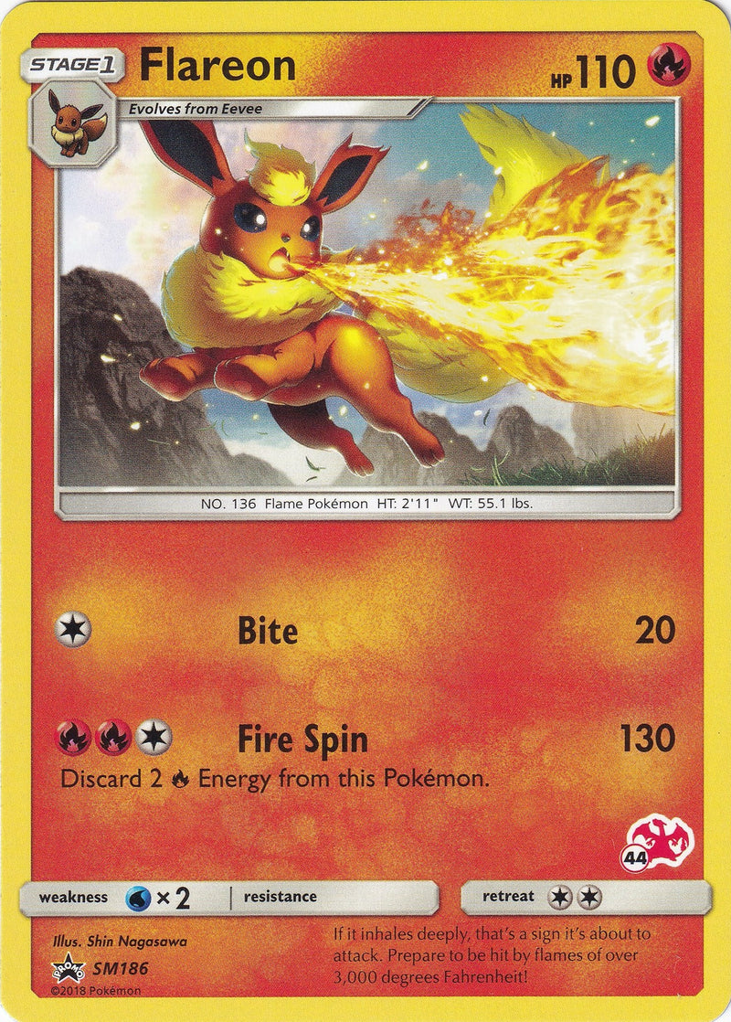 Image for Flareon - SM186 (#44 Charizard Stamped) (SM186) (Battle Academy) - Pokemon