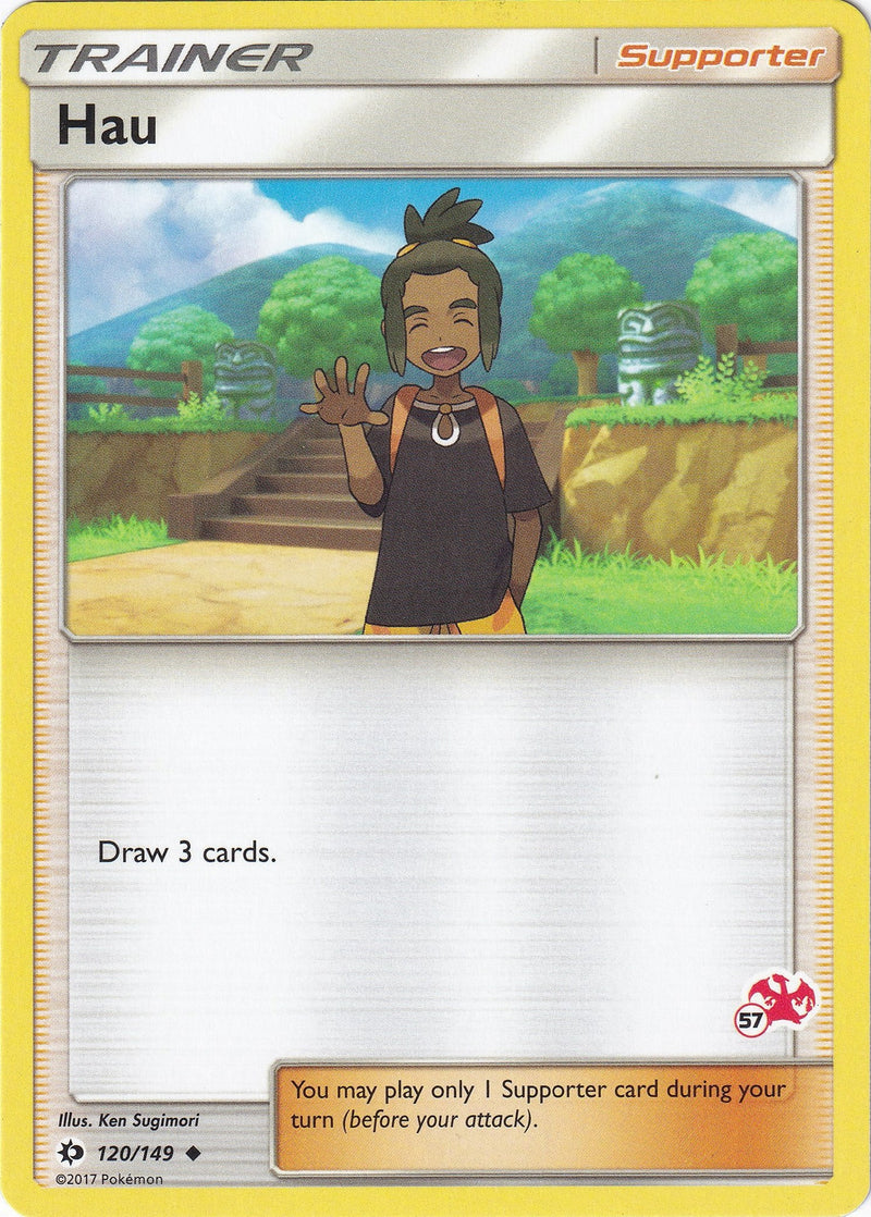 Image for Hau - 120/149 (#57 Charizard Stamped) (120/149) (Battle Academy) - Pokemon