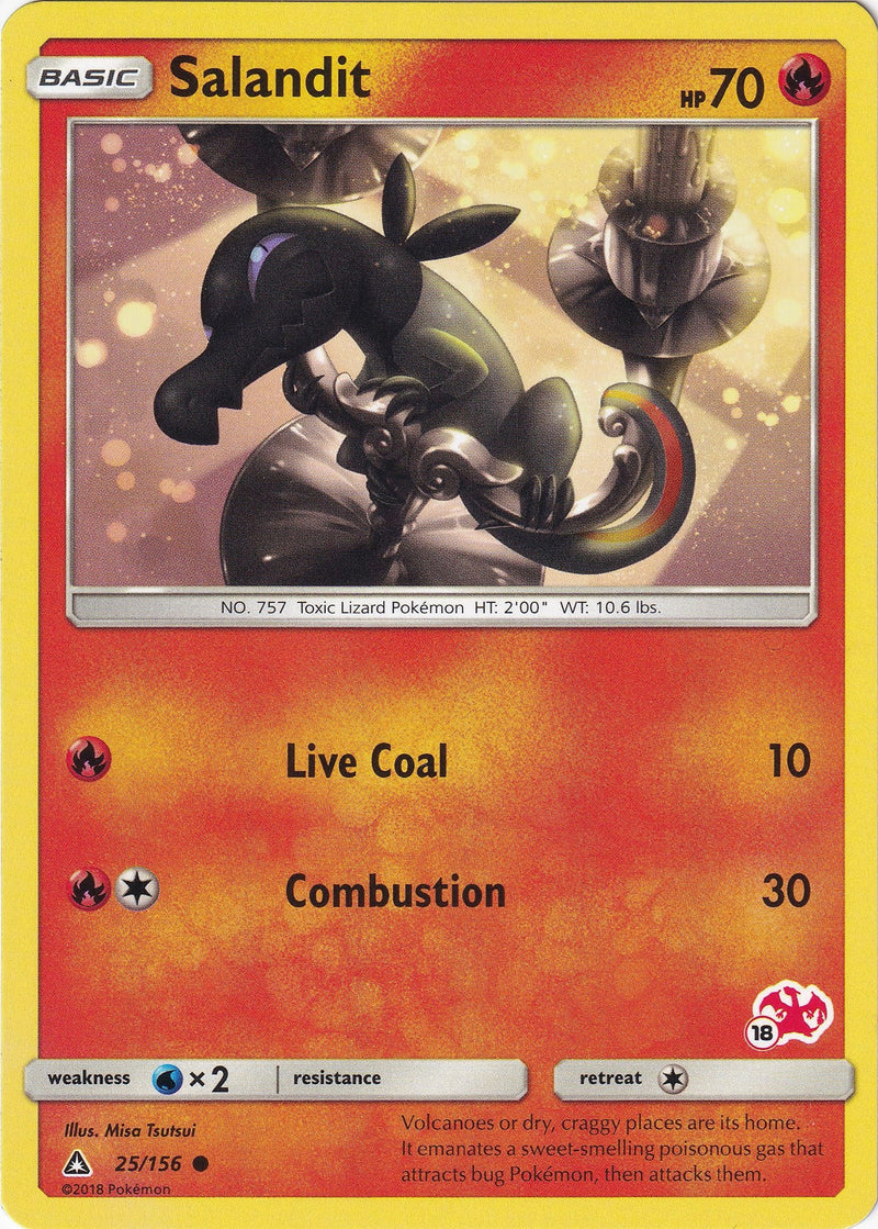 Image for Salandit - 25/156 (#18 Charizard Stamped) (025/156) (Battle Academy) - Pokemon
