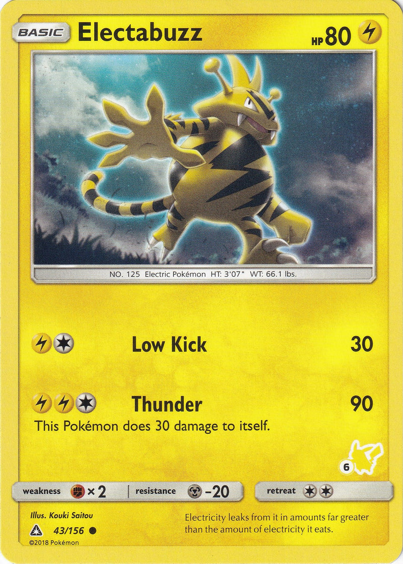 Image for Electabuzz - 43/156 (#6 Pikachu Stamped) (043/156) (Battle Academy) - Pokemon