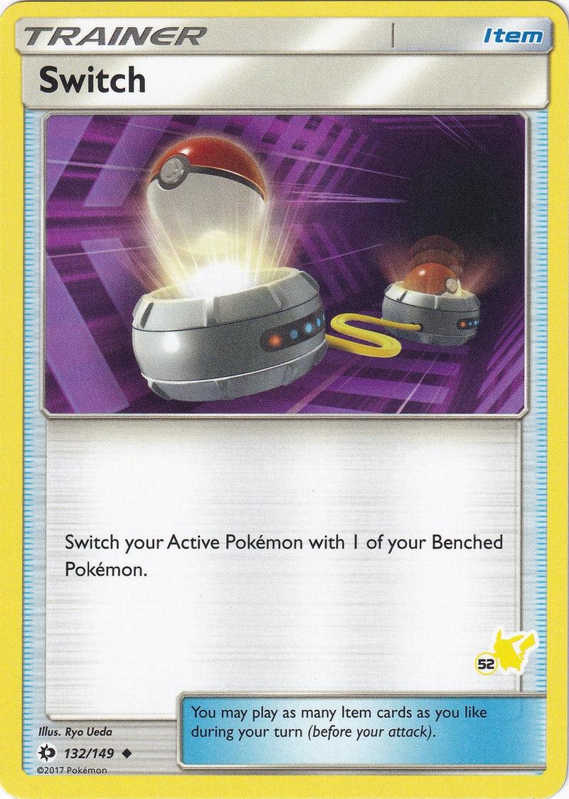 Image for Switch - 132/149 (#52 Pikachu Stamped) (132/149) (Battle Academy) - Pokemon