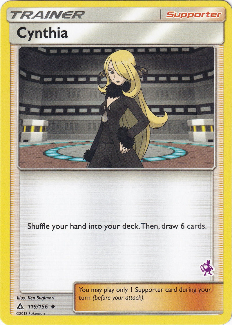 Image for Cynthia - 119/156 (Mewtwo Stamped) (119/156) (Battle Academy) - Pokemon