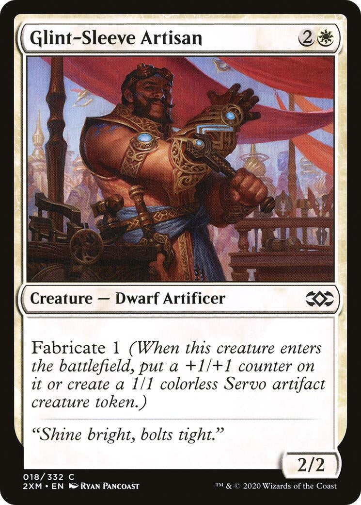 Glint-Sleeve Artisan (18) (Double Masters)