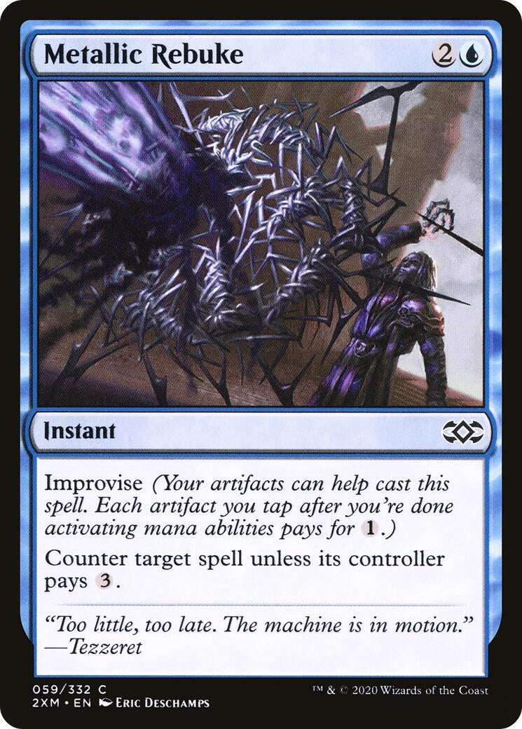 Metallic Rebuke (59) (Double Masters)