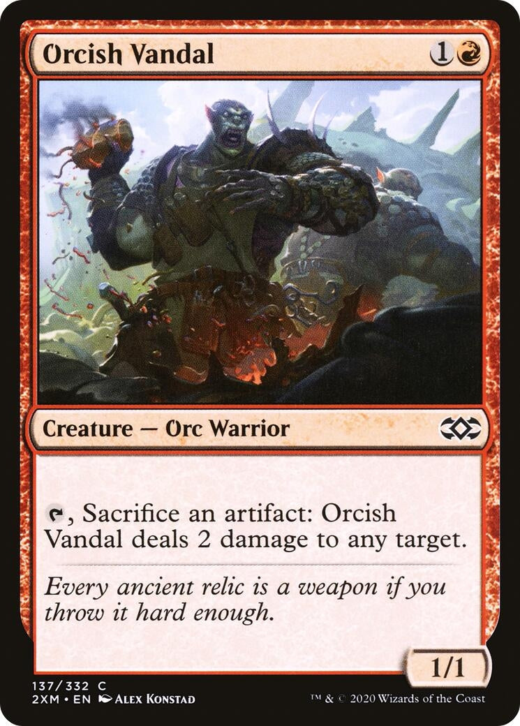 Orcish Vandal (137) (Double Masters)