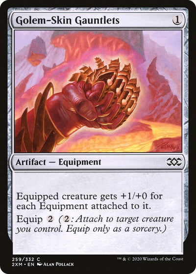 Golem-Skin Gauntlets (259) (Double Masters)