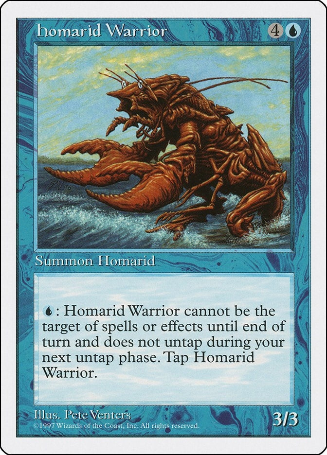 Homarid Warrior (Fifth Edition)
