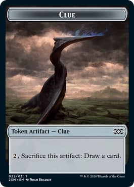 Clue // Servo Double-Sided Token (22 // 25) (Double Masters)