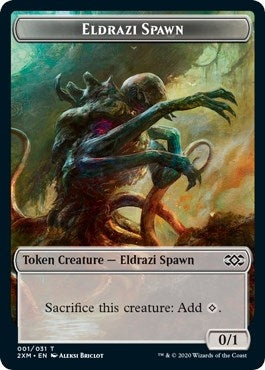 Eldrazi Spawn // Servo Double-Sided Token (1 // 25) (Double Masters)